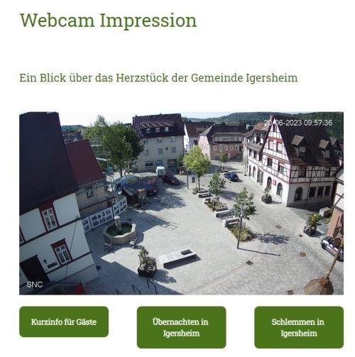 Webcam-Bild auf der Homepage