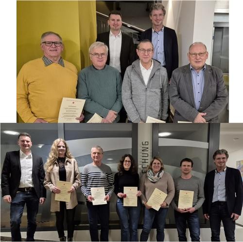 Bilder der geehrten Spender