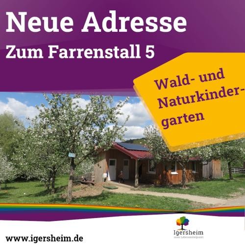 Alle Informationen aus dem Text zusammengefasst und mit einem Bild des Kindergartens kombiniert