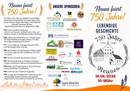 Rückseite des Flyers