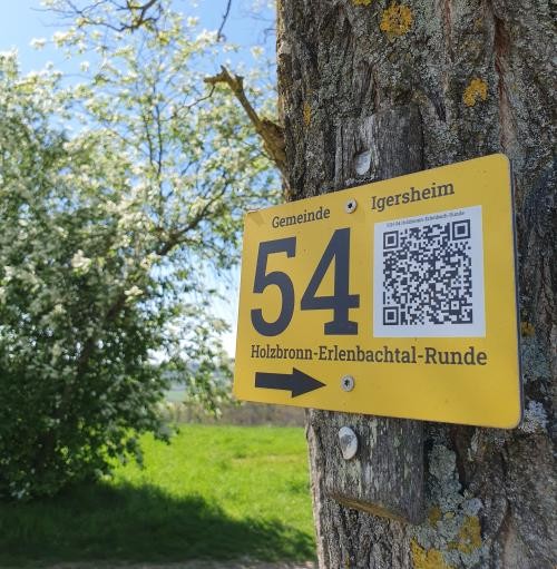 Igersheimer Rundwanderwege beschildert und auf Outdooractive