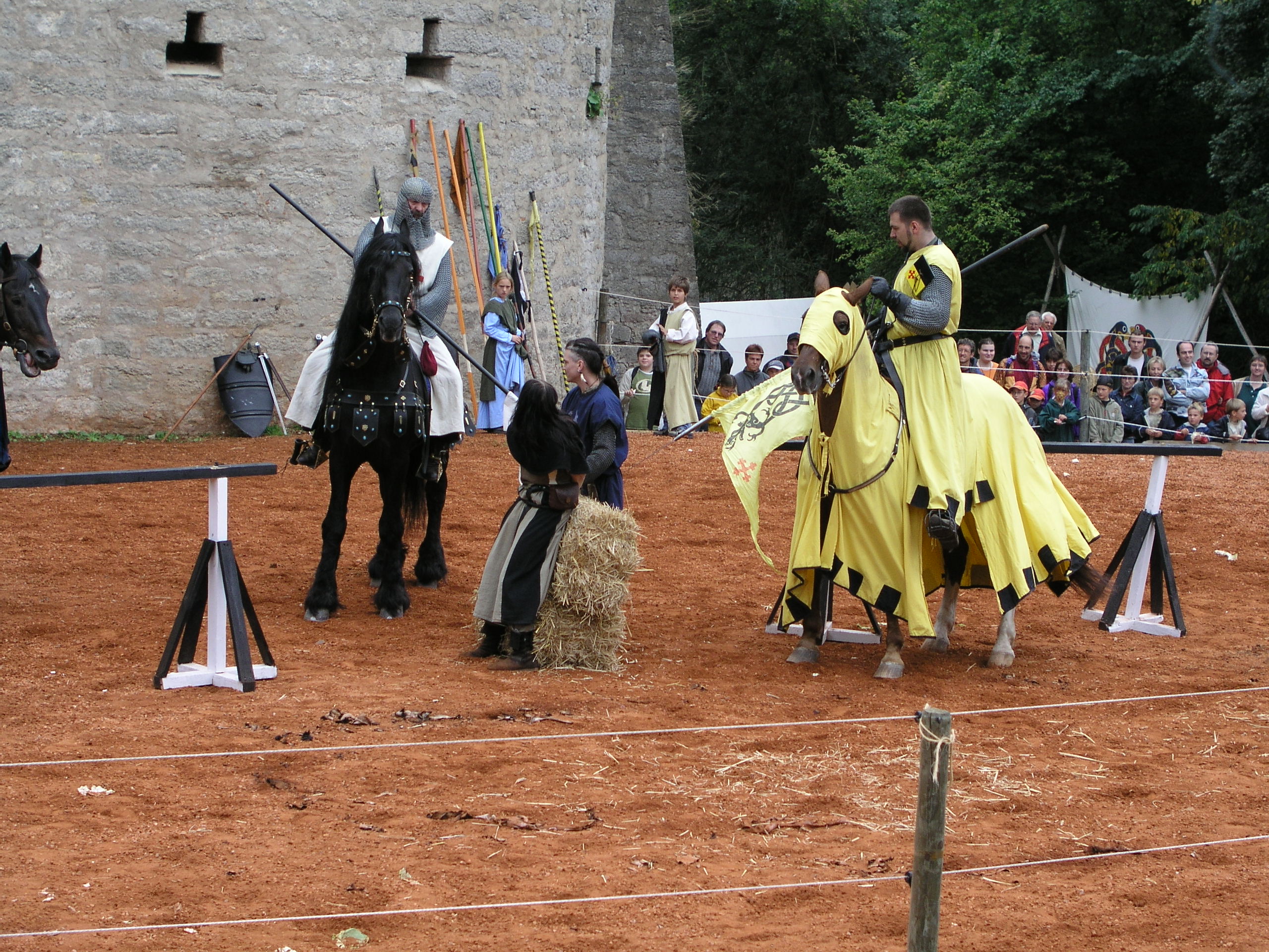 Mittelalterfeste auf Burg Neuhaus - Taubertalevent im Juni
